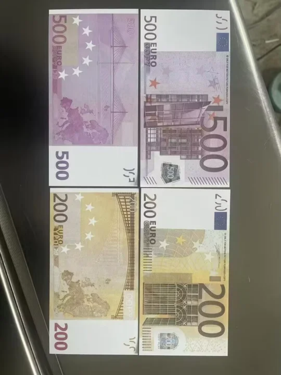 Euros Props copy replica notes €1000