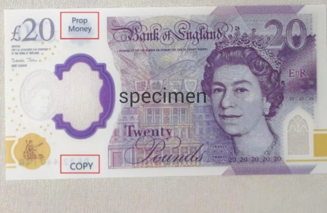 GBP prop movie notes £1000